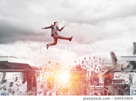 Problem and difficulties overcoming concept. Problem and difficulties overcoming concept. 64043904