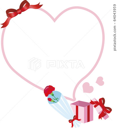 Mothers day carnation gift message card Mothers day carnation gift message card 64043959