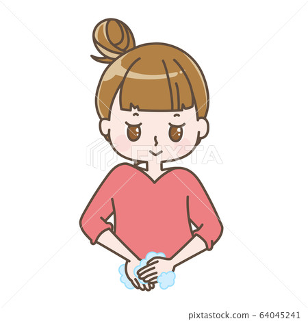 Woman washing hands 64045241
