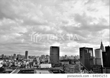 西新宿早上城市風景 64045253