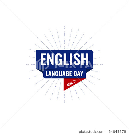 English language day banner vector 64045376