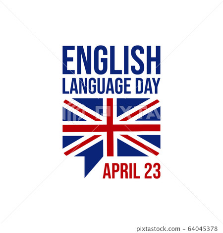 English language day banner vector 64045378