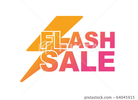 The Gradient Orange Pink Isolated Standard Stock Illustration