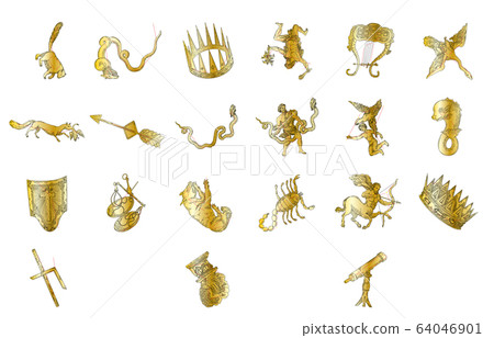 Summer constellation shadow 64046901