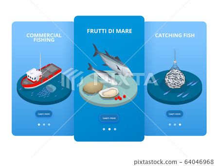 Commercial Fishing Vertical Banners 64046968