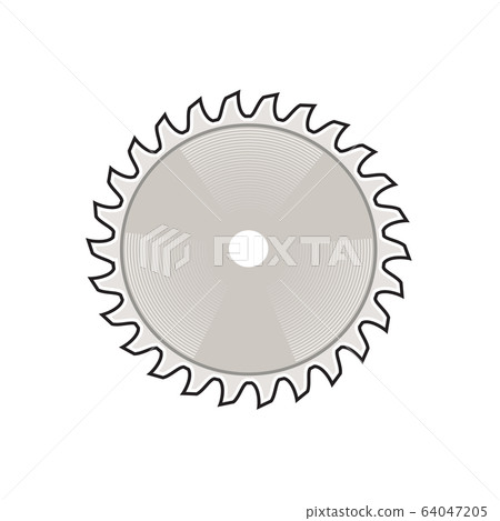 Circular Saw Blade Icon Retro Circular Saw Blade Icon Retro 64047205
