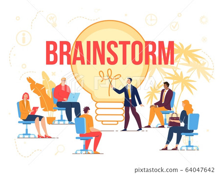 Brainstorm and Creation Idea Workflow Process Brainstorm and Creation Idea Workflow Process 64047642
