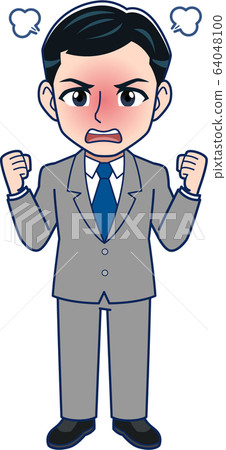 Illustration of a male employee 64048100