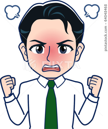 Illustration of mid-career employee 64048468