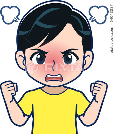 穿黃色衣服的孩子 穿黃色衣服的孩子 64048857