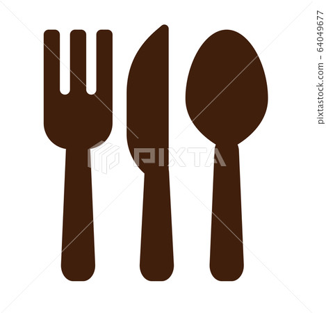 Tableware meal icon 64049677