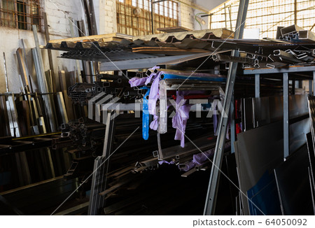 Interior of metalworking workshop Interior of metalworking workshop 64050092