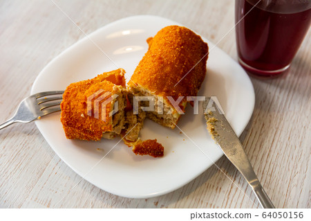 Meat croquettes - Polish traditional dish Meat croquettes - Polish traditional dish 64050156
