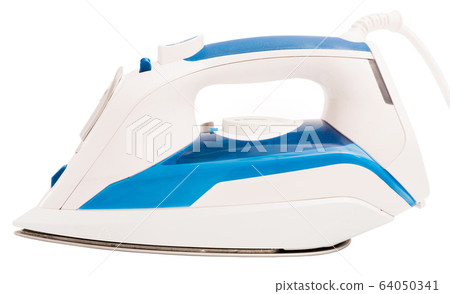 Electric iron isolated over white 64050341