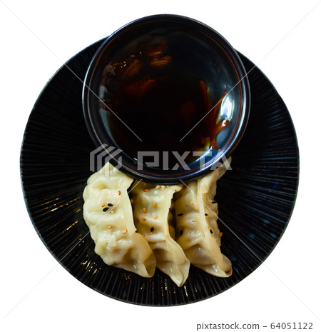 Japanese steamed dumplings gyoza 64051122