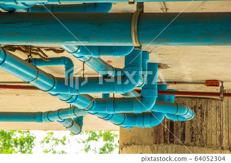 Close up electrical and sanitary distribution Close up electrical and sanitary distribution 64052304