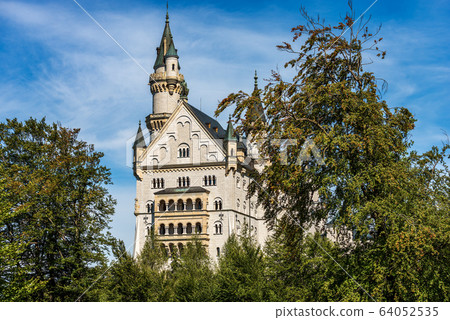 Famous Neuschwanstein Castle - Schwangau Bavaria Germany Famous Neuschwanstein Castle - Schwangau Bavaria Germany 64052535