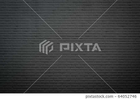 Abstract dark brick wall texture background 64052746