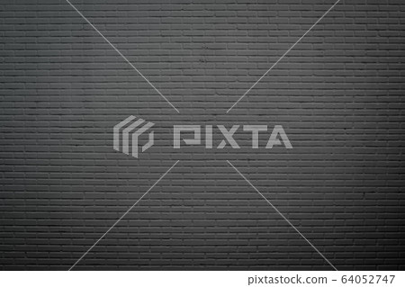 Abstract dark brick wall texture background 64052747