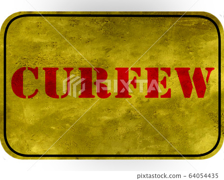 Sign Yellow Isolate Background Dust Stains Stock Illustration 64054435 Pixta