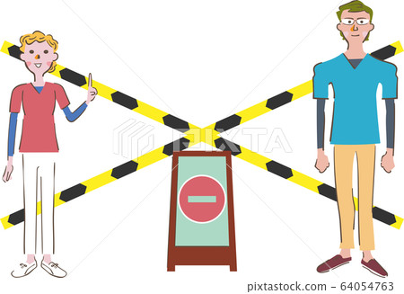 醫生和護士在走走磁帶前發送消息 64054763