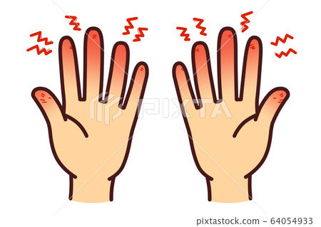 Hand ruffled illustration 64054933