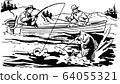 TwoMenBassFishing.eps 64055321