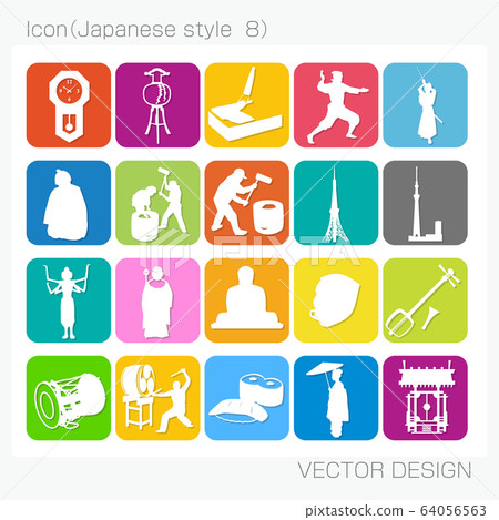 Icon / Japanese style 8 Vector Design Icon / Japanese style 8 Vector Design 64056563