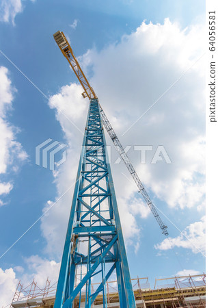 Building construction site 64056581