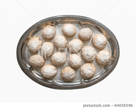Isolated Ramadan sweets. Egyptian cookies  64056596