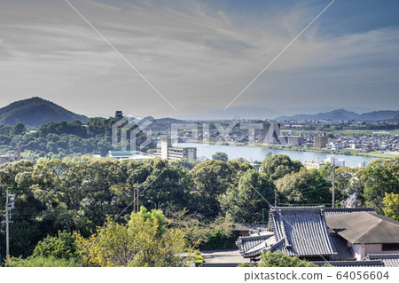 Inuyama Castle seen from Inuyama Naritasan 64056604