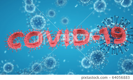 Covid-19 Coronavirus SARS-CoV-2 cell pandemic 64056883