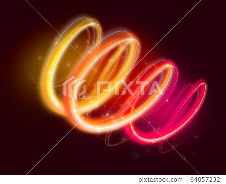 Glowing circulate colorful trail. Glowing circulate colorful trail. 64057232