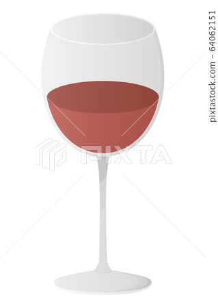 Red wine glass - Stock Illustration [64062151] - PIXTA