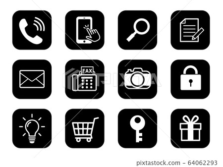 Useful icons square 64062293
