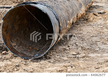 repair and replacement main pipeline of heating 64062677