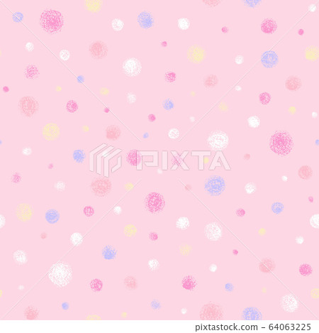 手繪圓點花紋 64063225