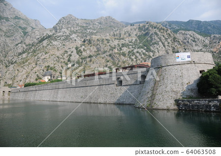 Montenegro, Kotor, city walls, Campana Tower, Skurda River Montenegro, Kotor, city walls, Campana Tower, Skurda River 64063508