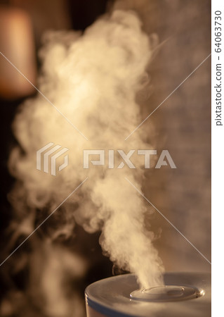 White humidifier. Vertical photo White humidifier. Vertical photo 64063730