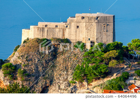 Dubrovnik. Fort St. Lawrence in the morning. 64064496