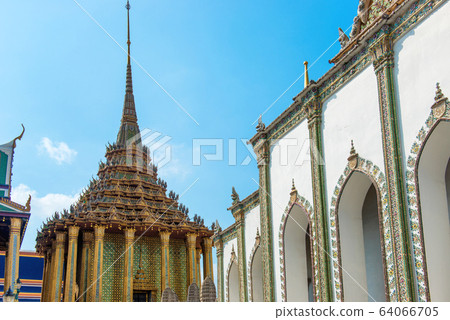 Temple of Emerald Buddha in Bangkok 64066705