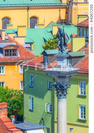 Warsaw, Poland Sigismund column in Castle Square 64067200