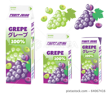 Grape juice pack set Grape juice pack set 64067416