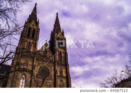 Catholic Church of St. Ludmila in Prague, Czech Catholic Church of St. Ludmila in Prague, Czech 64067522