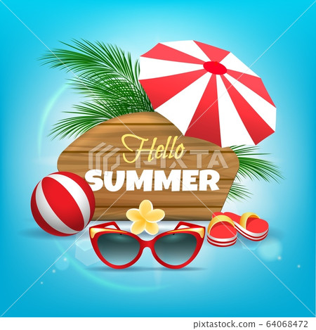 Hello summer poster 64068472