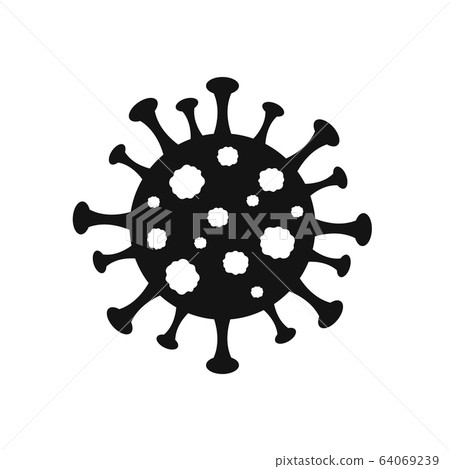 Coronavirus icon, Covid-2019, infection medical, dangerous virus 64069239