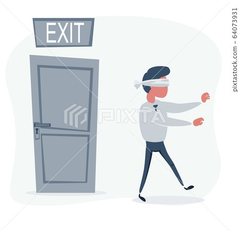 Blindfolded and lost stock photo. Image of problem, female - 67436338