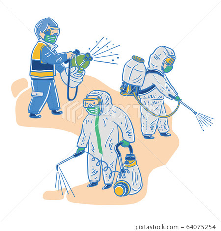 Health care, genuine disinfection craftsman, good person insertion 64075254