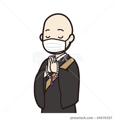 戴著面具的和尚（日蓮宗和法輪宗） 64076387