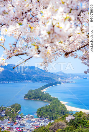 Amanohashidate in three scenic spots in Japan Tango Peninsula Amanohashidate in full bloom Amanohashidate in three scenic spots in Japan Tango Peninsula Amanohashidate in full bloom 64076696
